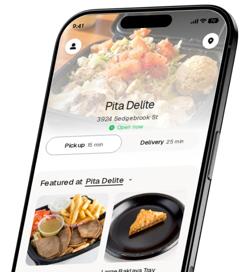 Pita Delite app preview